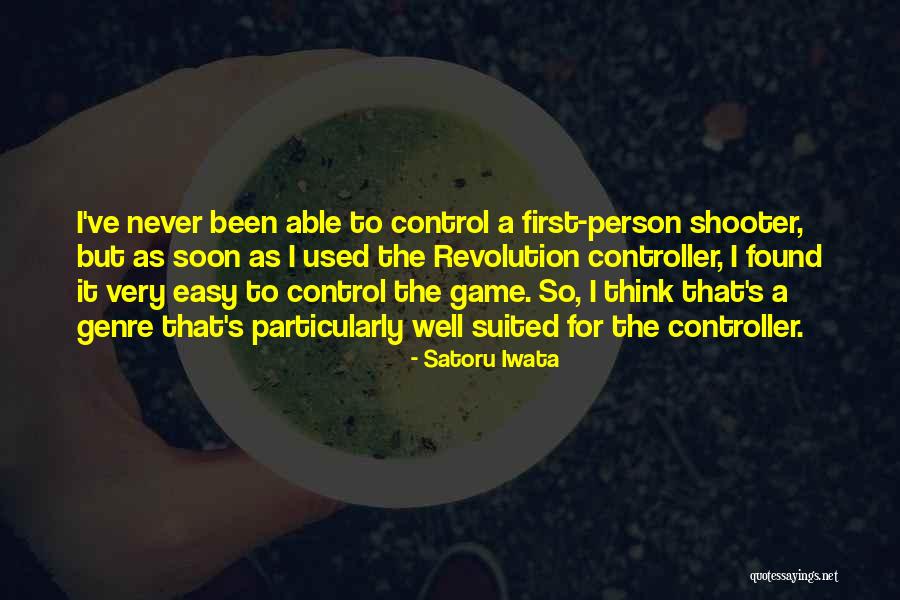 Shooter Games Quotes By Satoru Iwata Shooter Games Quotes By Satoru Iwata