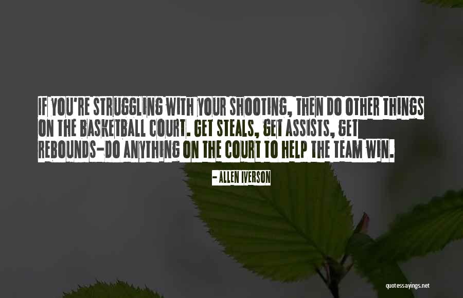 Shooting In Basketball Quotes By Allen Iverson Shooting In Basketball Quotes By Allen Iverson