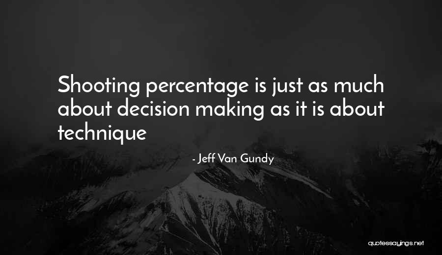Shooting In Basketball Quotes By Jeff Van Gundy