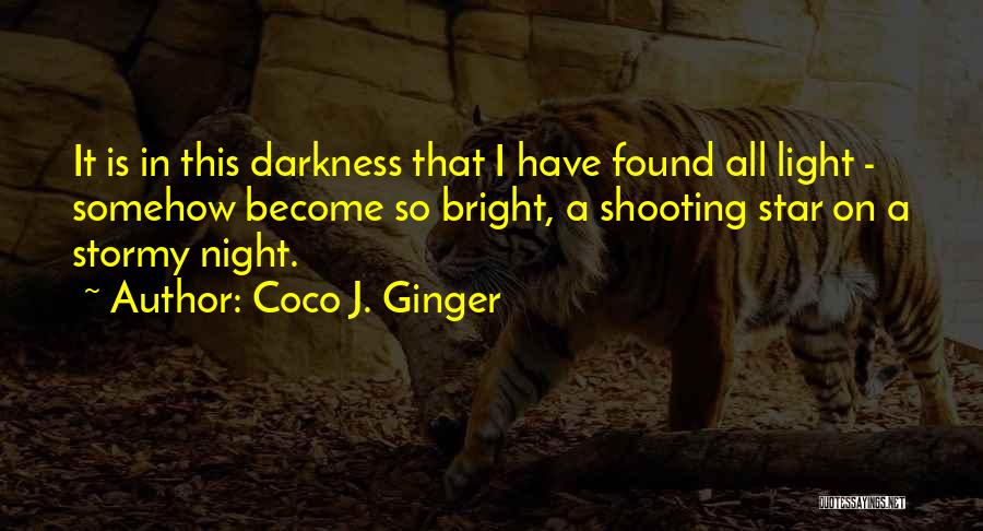 Shooting Star Quotes By Coco J. Ginger