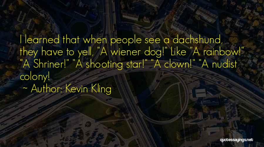 Shooting Star Quotes By Kevin Kling