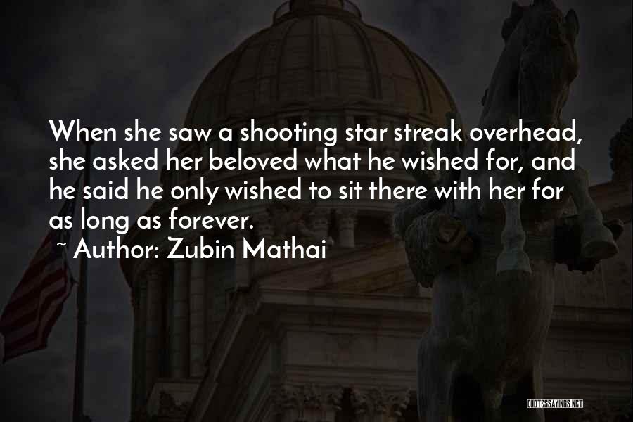 Shooting Star Quotes By Zubin Mathai