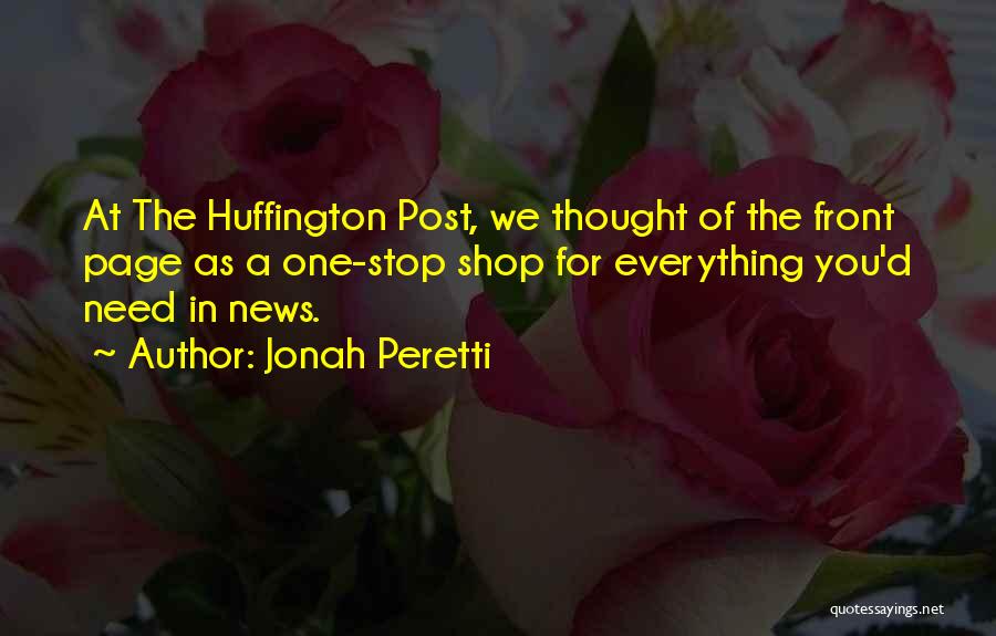 Shop Front Quotes By Jonah Peretti