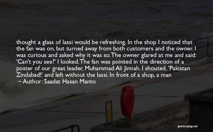 Shop Front Quotes By Saadat Hasan Manto