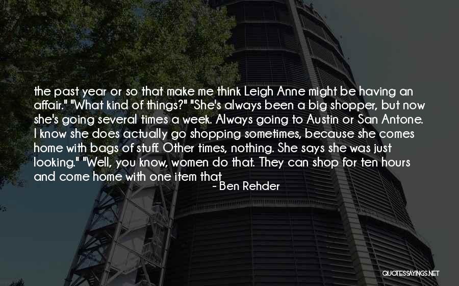 Shopper Quotes By Ben Rehder