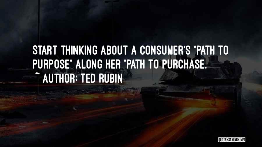 Shopper Quotes By Ted Rubin