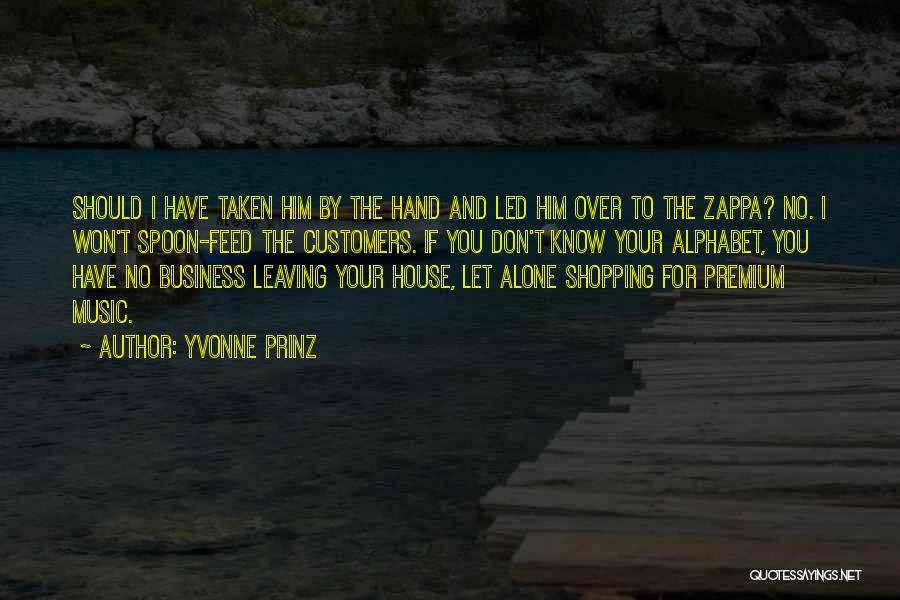 Shopping Alone Quotes By Yvonne Prinz