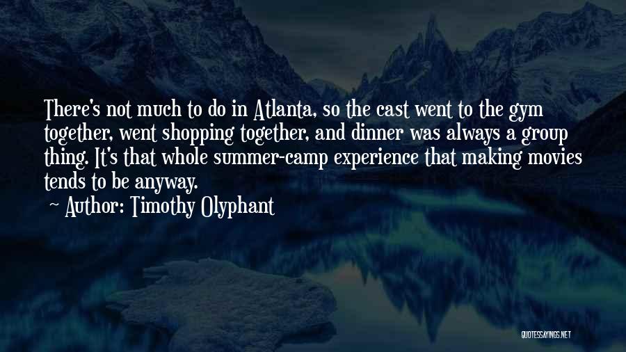 Shopping Experience Quotes By Timothy Olyphant