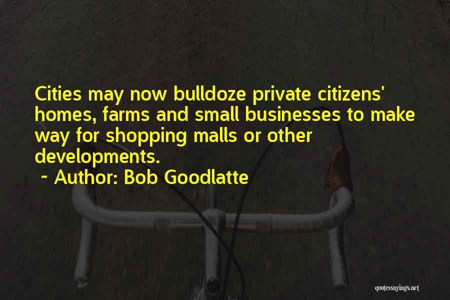 Shopping Malls Quotes By Bob Goodlatte