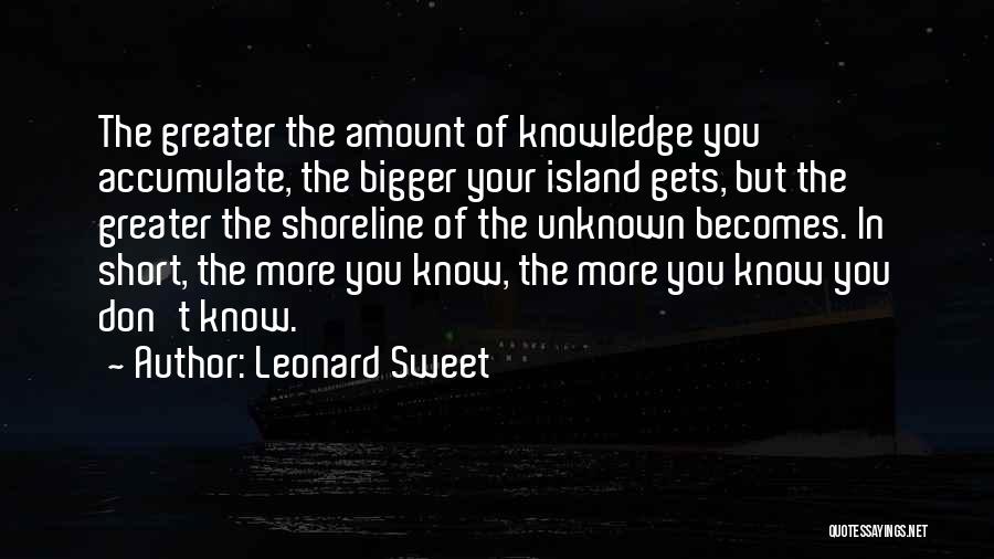 Shoreline Quotes By Leonard Sweet