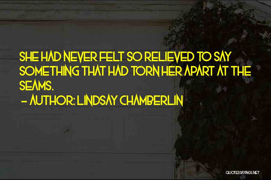 Shoreline Quotes By Lindsay Chamberlin