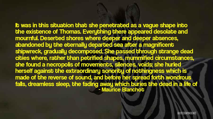 Shores Of Life Quotes By Maurice Blanchot