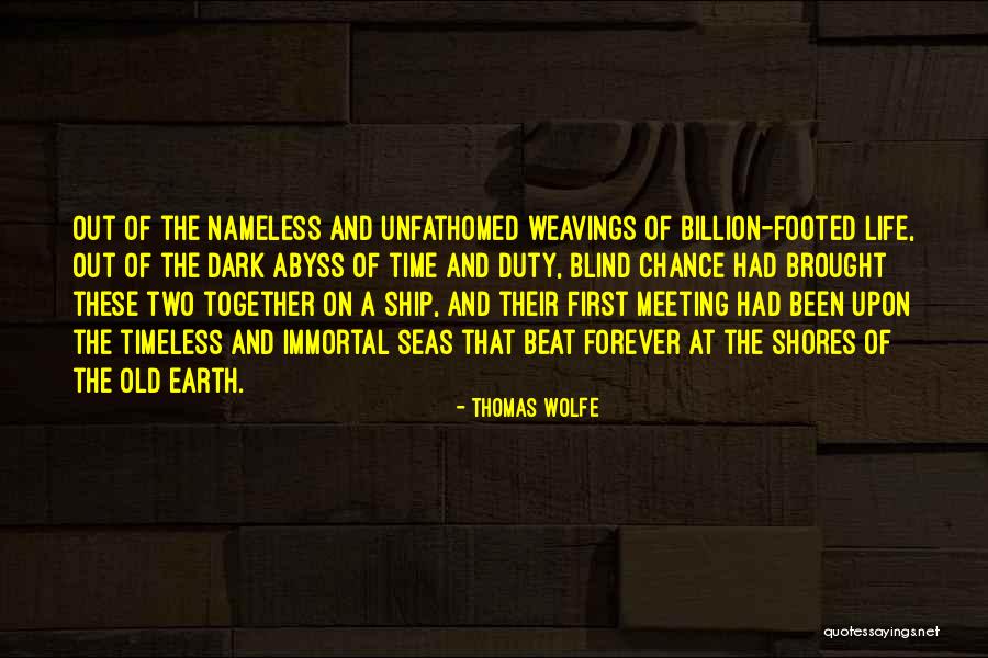 Shores Of Life Quotes By Thomas Wolfe