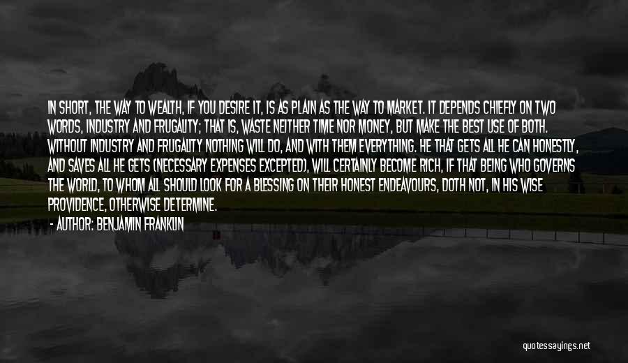 Short 5 Words Quotes By Benjamin Franklin