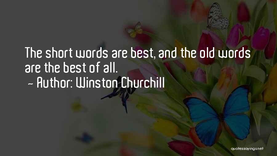 Short All The Best Quotes By Winston Churchill