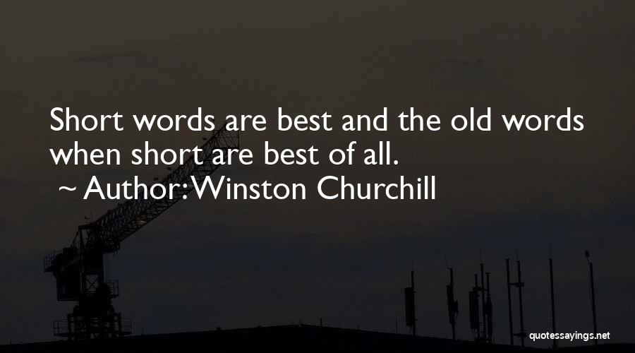 Short All The Best Quotes By Winston Churchill