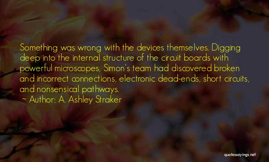 Short And Deep Quotes By A. Ashley Straker