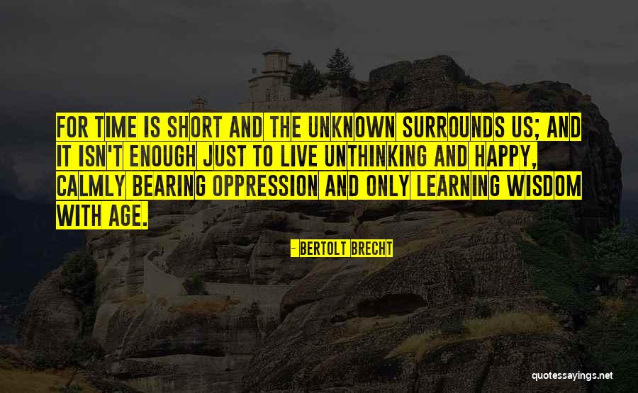Short And Happy Quotes By Bertolt Brecht Short And Happy Quotes By Bertolt Brecht