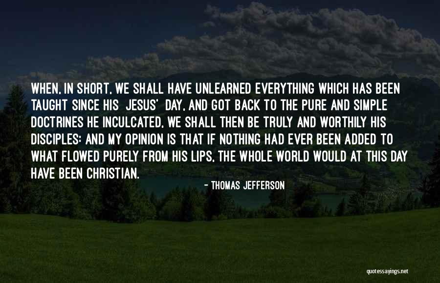 Short And Simple Quotes By Thomas Jefferson Short And Simple Quotes By Thomas Jefferson