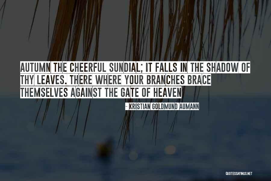 Short Autumn Quotes By Kristian Goldmund Aumann Short Autumn Quotes By Kristian Goldmund Aumann