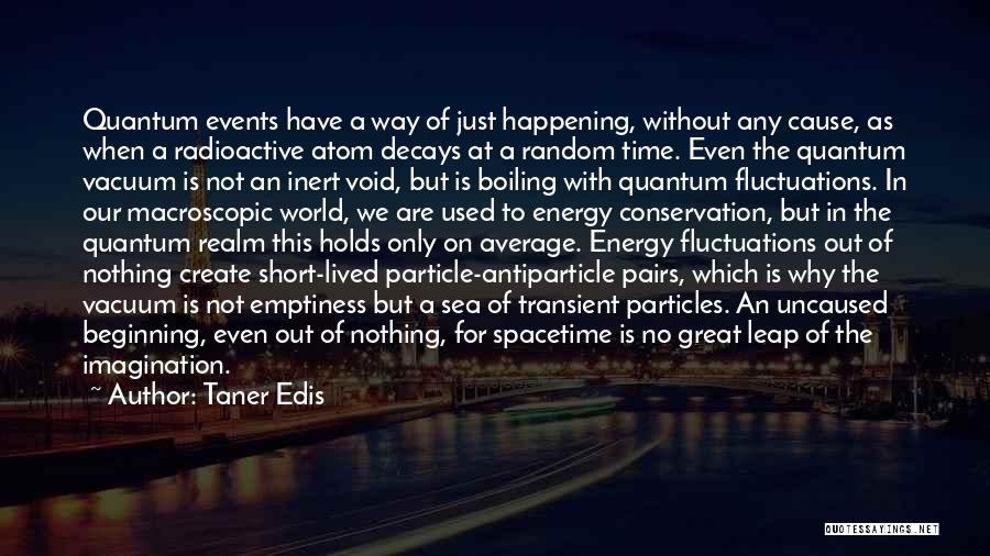 Short Beginning Quotes By Taner Edis
