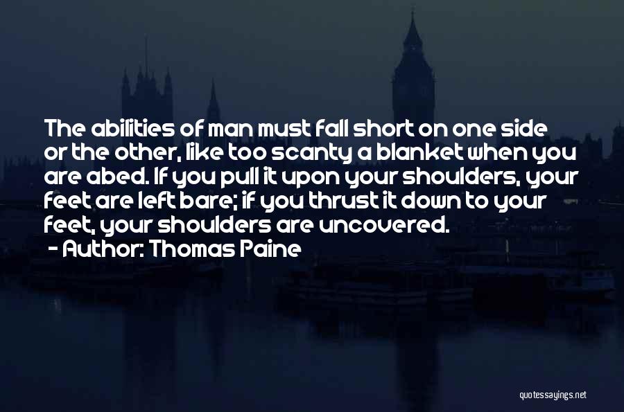 Short Blanket Quotes By Thomas Paine