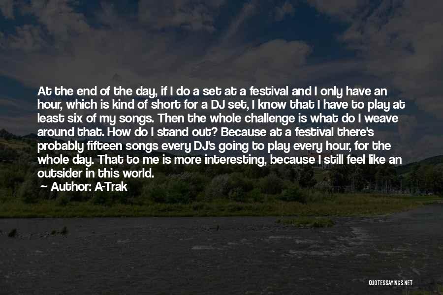 Short But Interesting Quotes By A-Trak