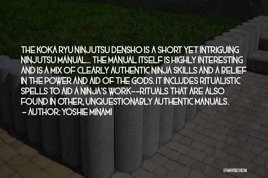 Short But Interesting Quotes By Yoshie Minami