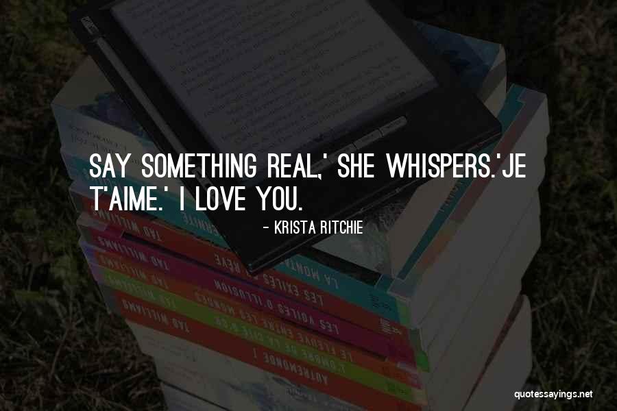 Short But Precise Quotes By Krista Ritchie Short But Precise Quotes By Krista Ritchie