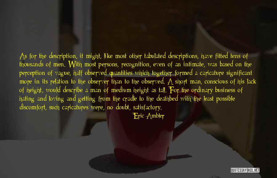 Short But Significant Quotes By Eric Ambler Short But Significant Quotes By Eric Ambler