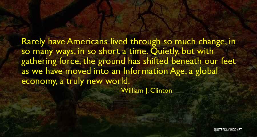 Short Change Quotes By William J. Clinton