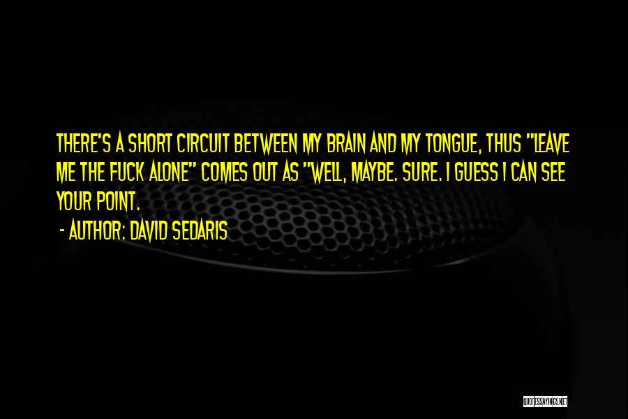 Short Circuit 3 Quotes By David Sedaris