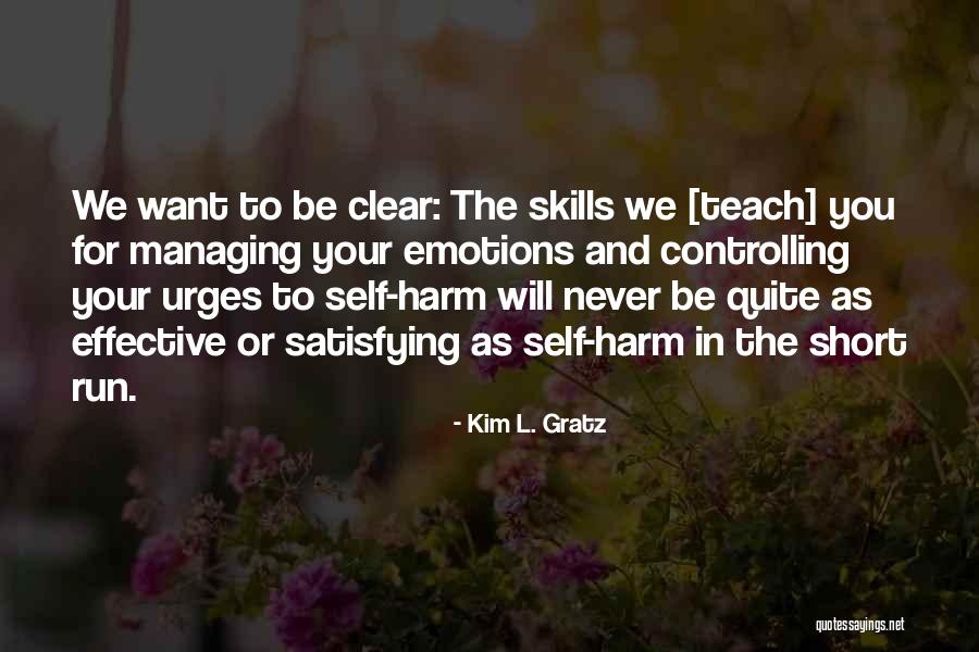 Short Cutting Quotes By Kim L. Gratz