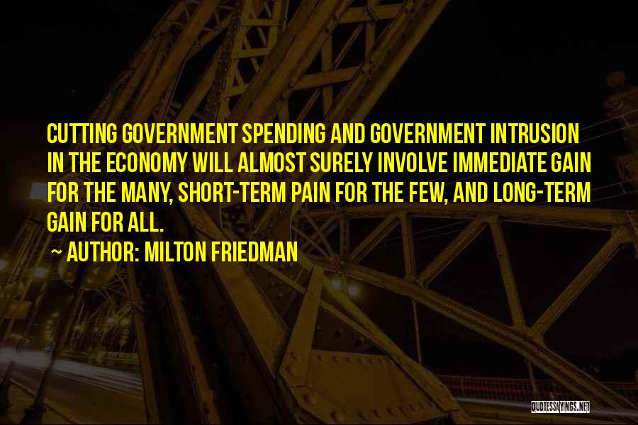 Short Cutting Quotes By Milton Friedman