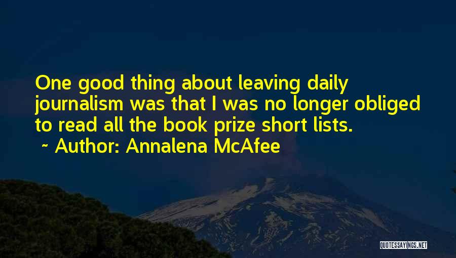 Short Daily Quotes By Annalena McAfee