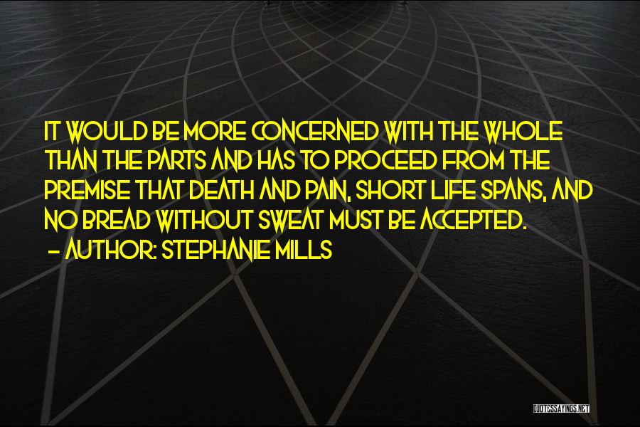 Short Death Quotes By Stephanie Mills