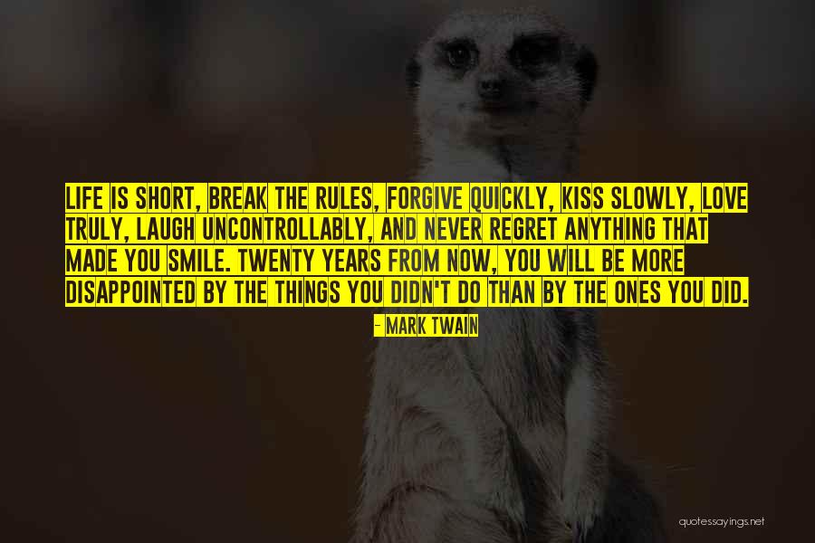 Short Disappointed Love Quotes By Mark Twain Short Disappointed Love Quotes By Mark Twain