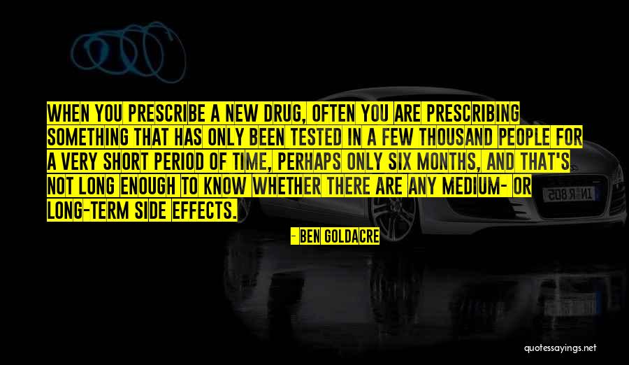 Short Drug Quotes By Ben Goldacre Short Drug Quotes By Ben Goldacre