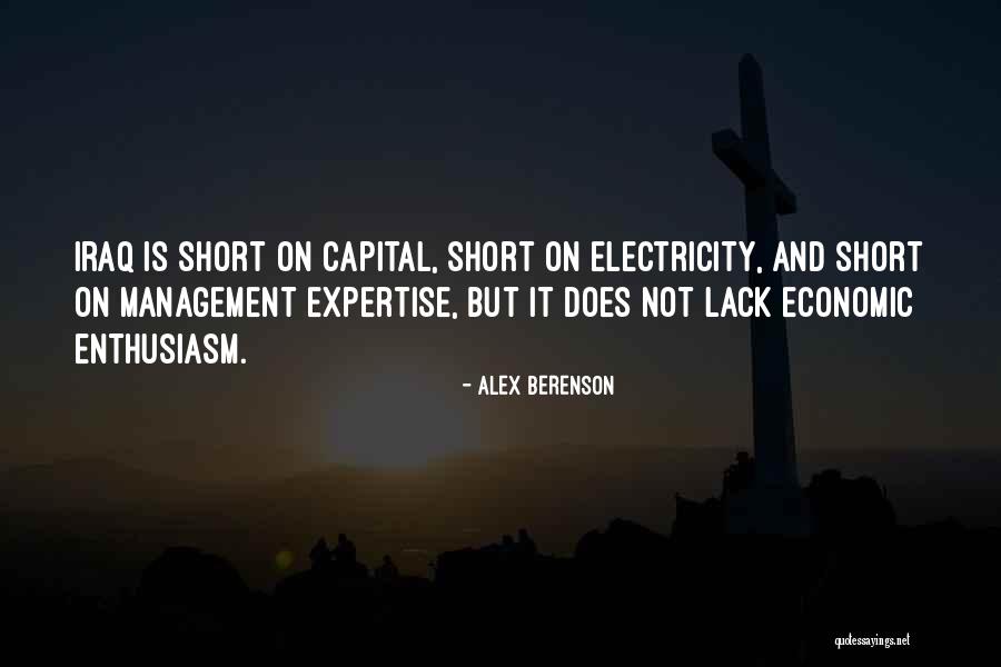 Short Economic Quotes By Alex Berenson