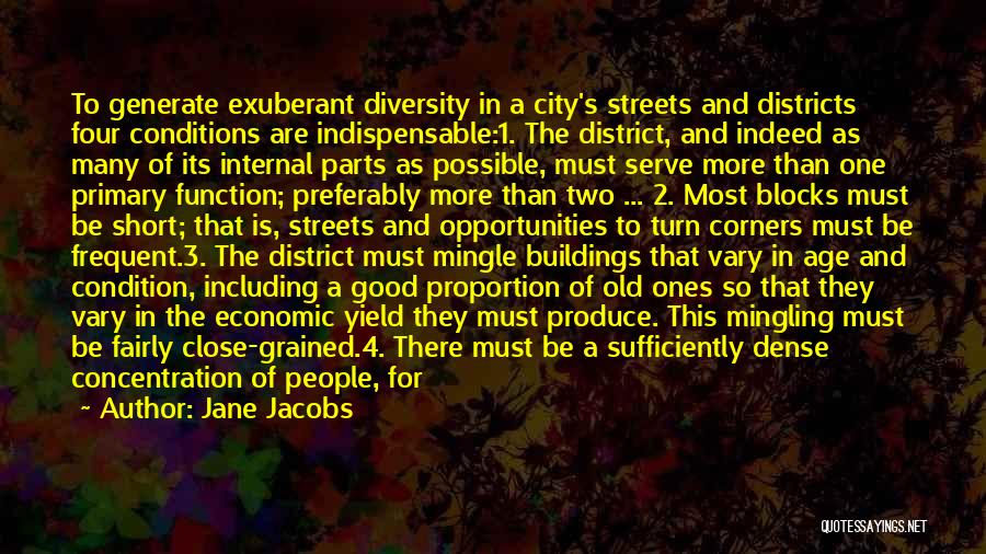 Short Economic Quotes By Jane Jacobs