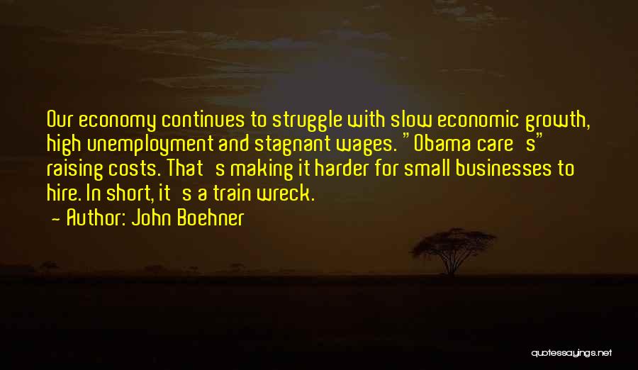 Short Economic Quotes By John Boehner