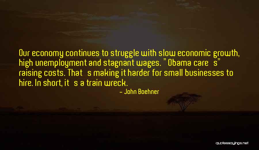 Short Economic Quotes By John Boehner