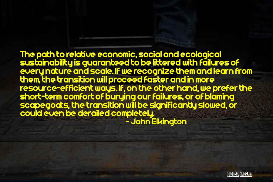 Short Economic Quotes By John Elkington Short Economic Quotes By John Elkington