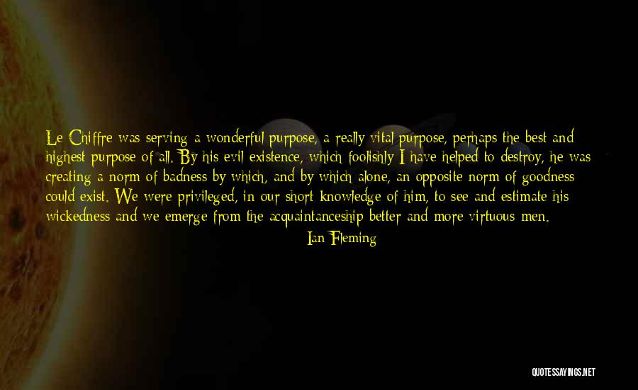 Short Evil Quotes By Ian Fleming Short Evil Quotes By Ian Fleming