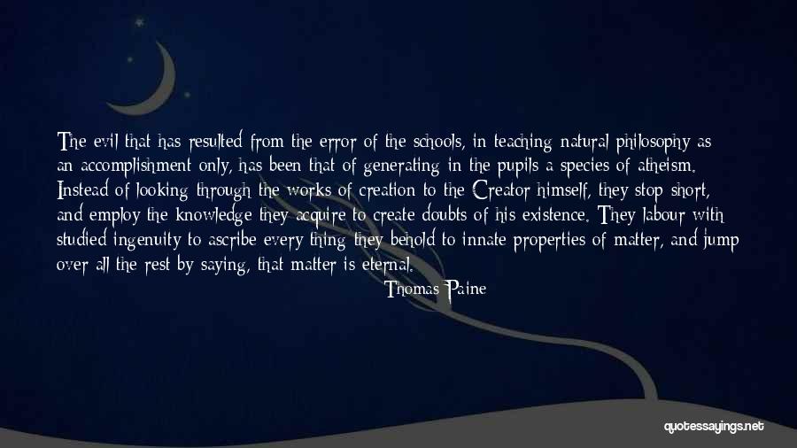 Short Evil Quotes By Thomas Paine Short Evil Quotes By Thomas Paine