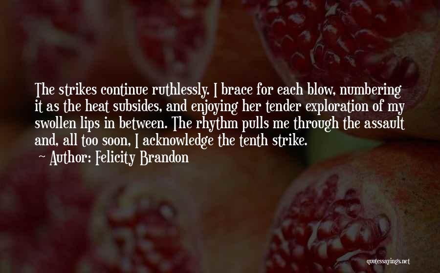 Short Exploration Quotes By Felicity Brandon