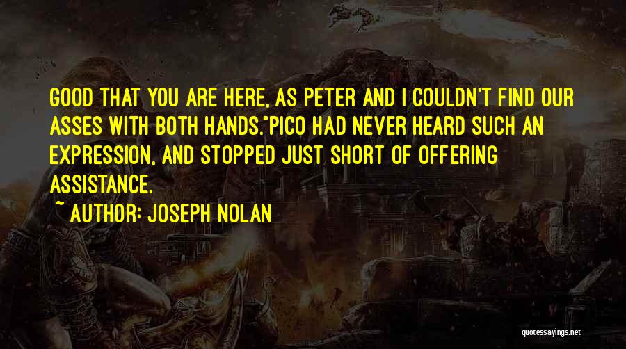 Short Expression Quotes By Joseph Nolan