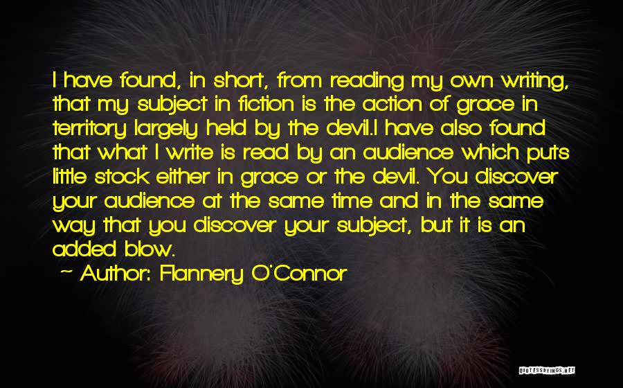 Short Fiction Quotes By Flannery O'Connor