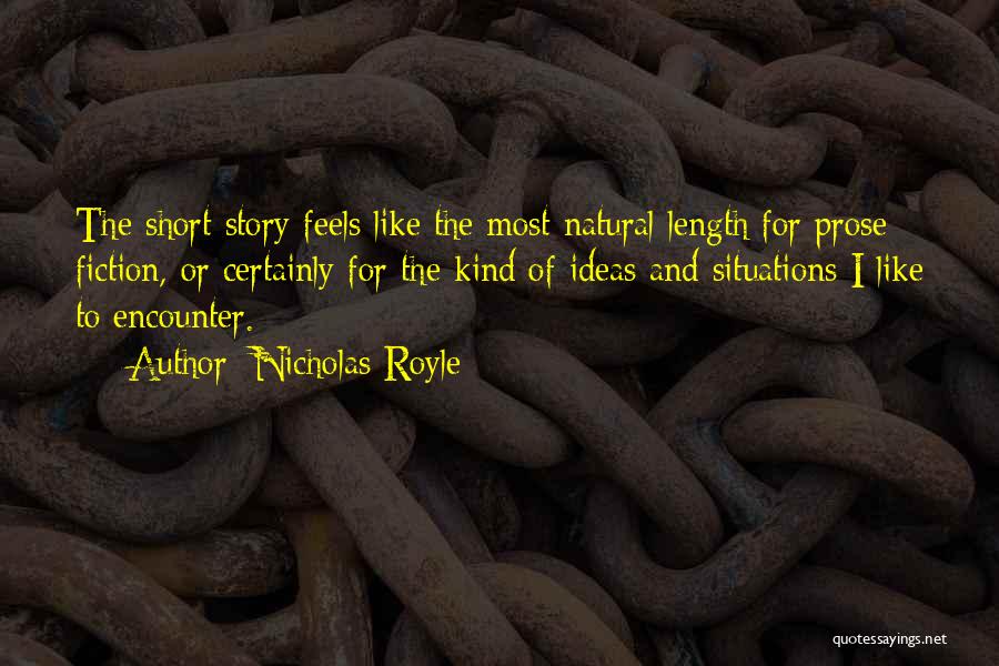 Short Fiction Quotes By Nicholas Royle