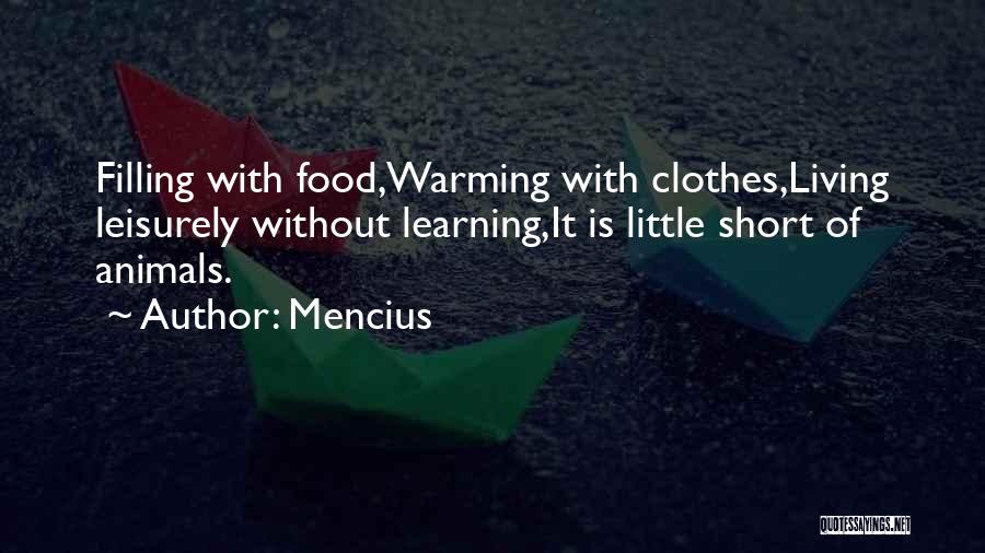 Short Food Quotes By Mencius